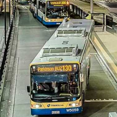 Bus station in Brisbane