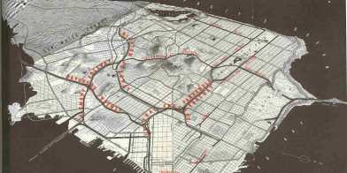 1948 San Francisco Strassenplan