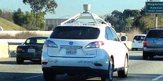 Self-driving Google car