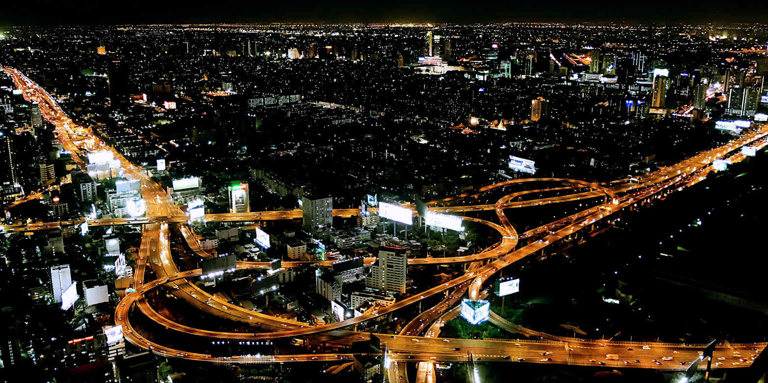 Enlarged view: Makkasan interchange, Bangkok ( CC0 1.0 by M. Fischer via Wikimedia Commons)