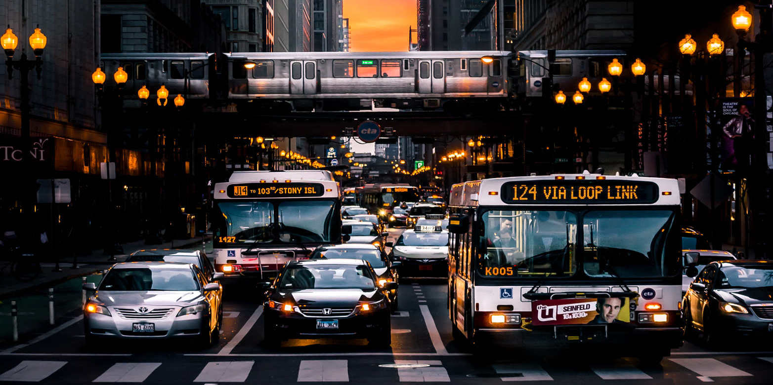 Enlarged view: City transportation, Chicago, IL ( CC0 1.0 by B. Cruz via Pexels )