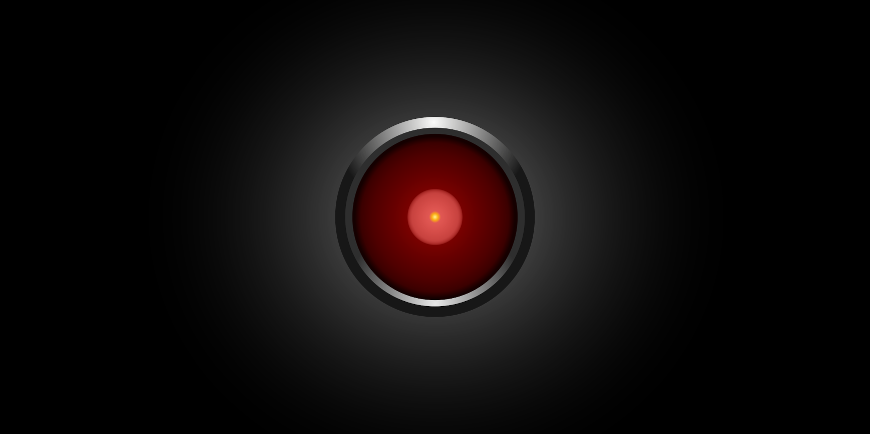Enlarged view: HAL-9000 ( CC BY-NC 3.0 / qsc123951 / Deviant Art )