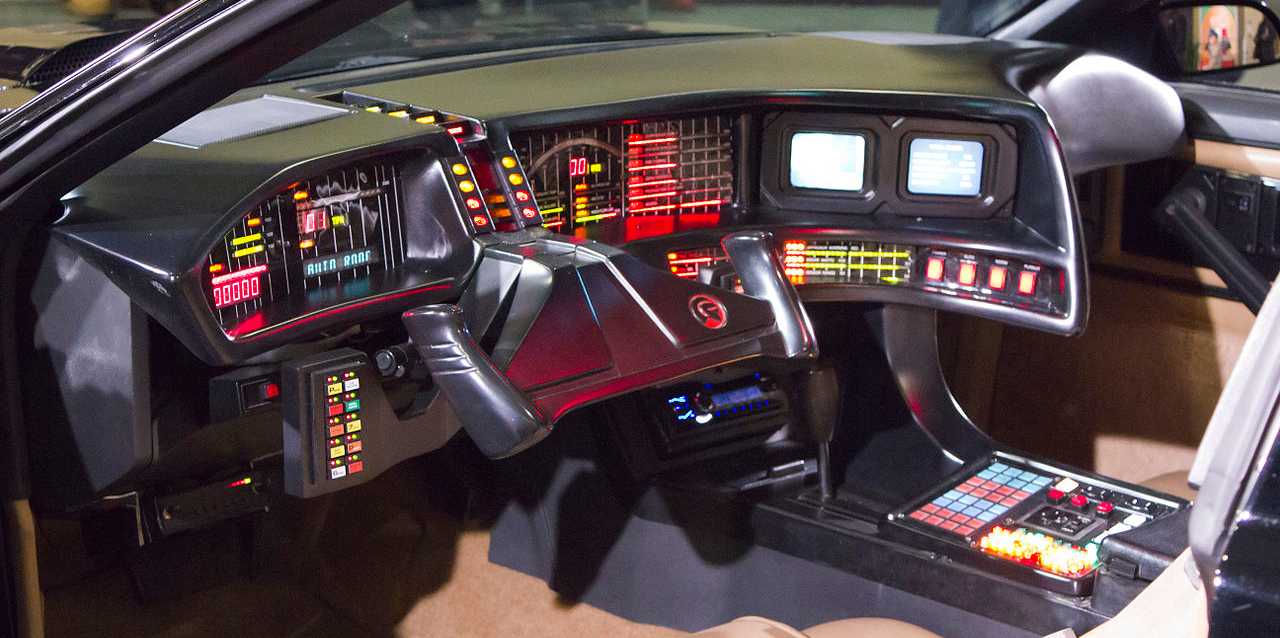 Enlarged view: KITT interior (CC BY-SA 3.0 by Tabercil via Wikimedia Commons)