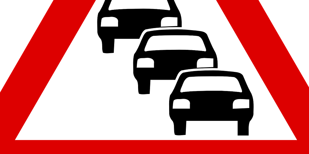 Enlarged view: Traffic queue sign (CC0 1.0 via pixabay.com)