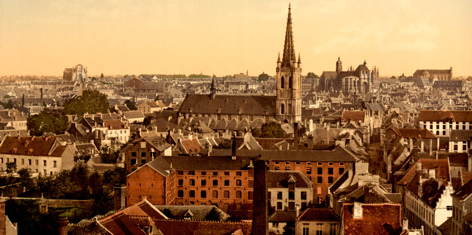 Vergrösserte Ansicht: Leuven ( CC0 1.0 by Detroit Publishing Co. via Wikimedia Commons)