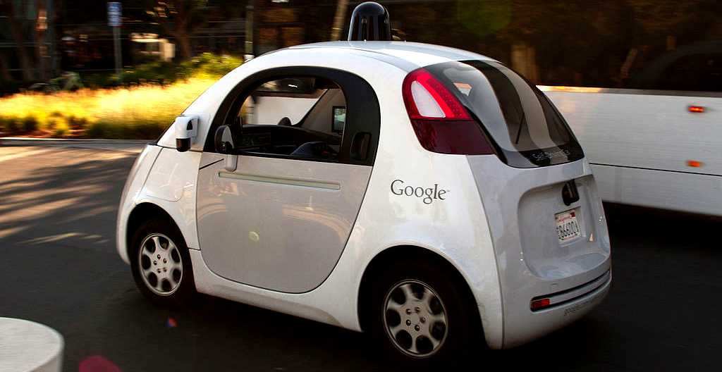 Vergrösserte Ansicht: Selbstfahrendes Auto von Google ( CC BY-SA 4.0 / M. Shick via Wikimedia Commons)