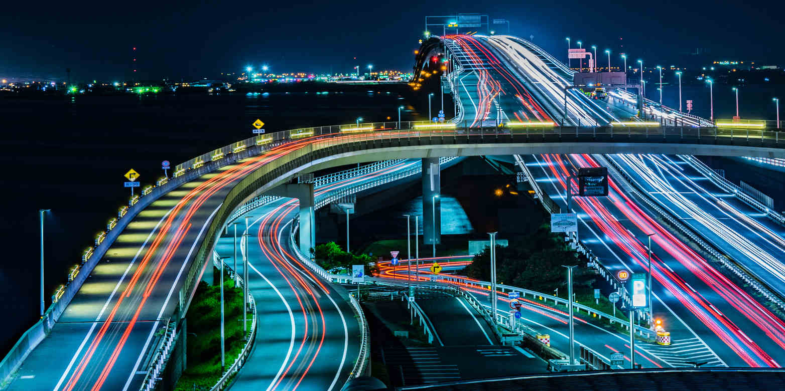 Vergrösserte Ansicht: Strassenbrücke in Chiba, Japan ( CC0 1.0 / pxhere)
