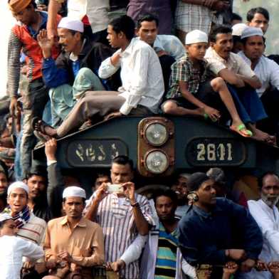 Zugfahrt in Bangladesh