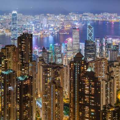 Hafen von Hong Kong