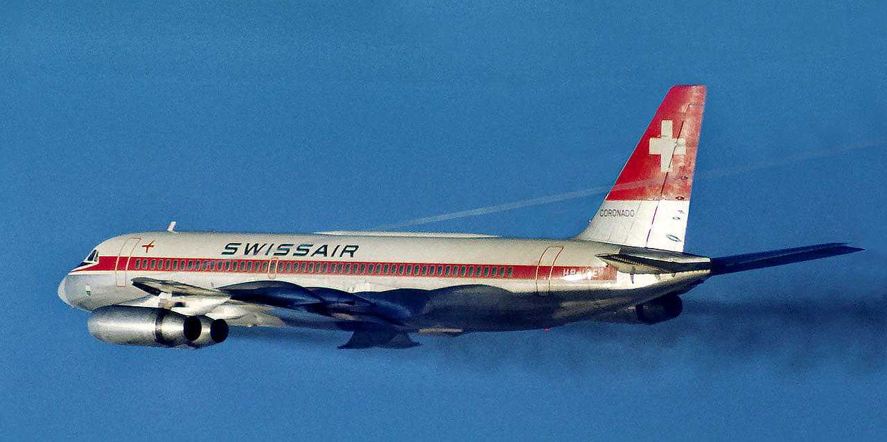 Vergrösserte Ansicht: Swissair Convair (CC BY-SA 3.0 by Lars Söderström via Wikimedia Commons)